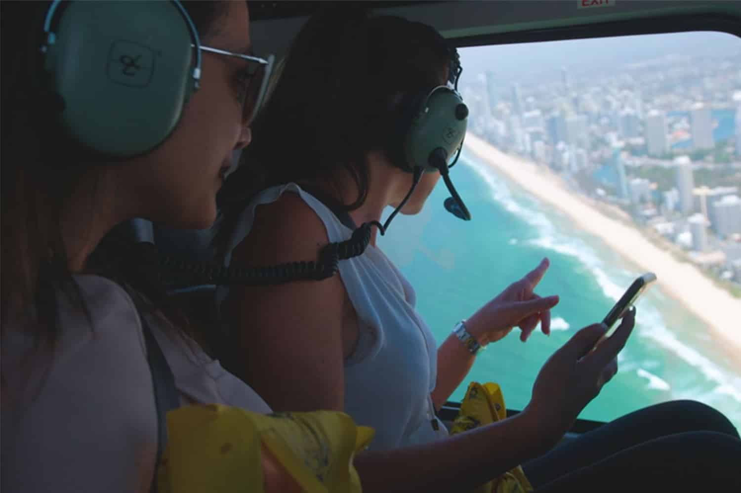 helicopter tour gold coast
